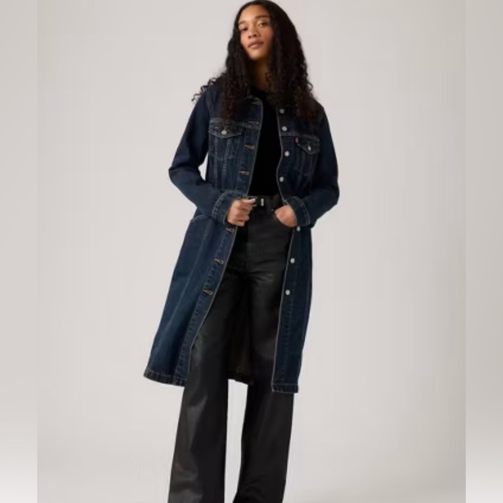 Levi's Mob Wife Belted Denim Coat / Dress NWT - A must have classic!